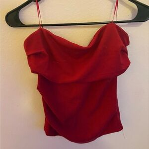 Chic Scarlet Camisole Top